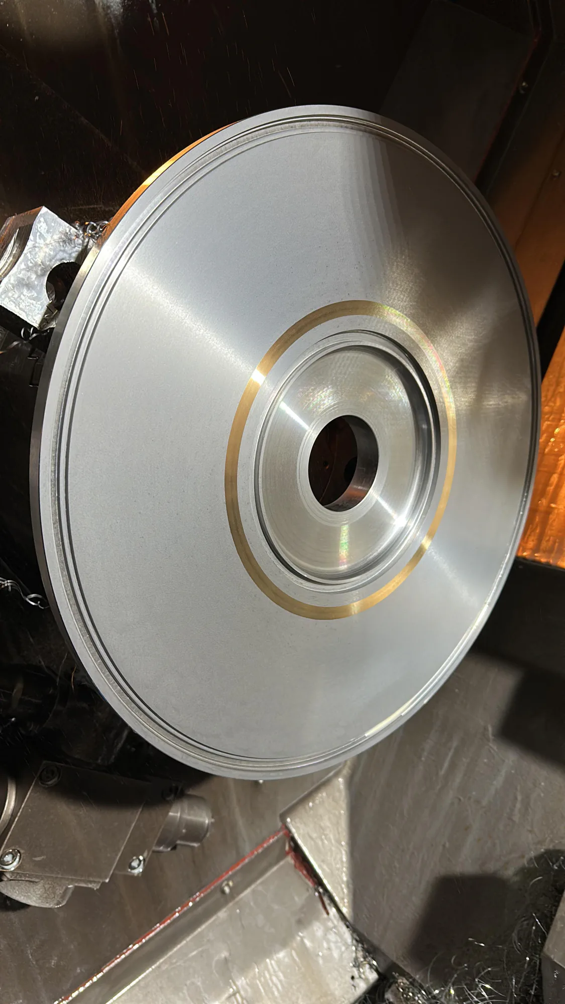 Bronz aşınma bilezikli hassas disk parça